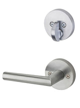 Kwikset 971MILRDT-26D satin chrome handleset trim pack