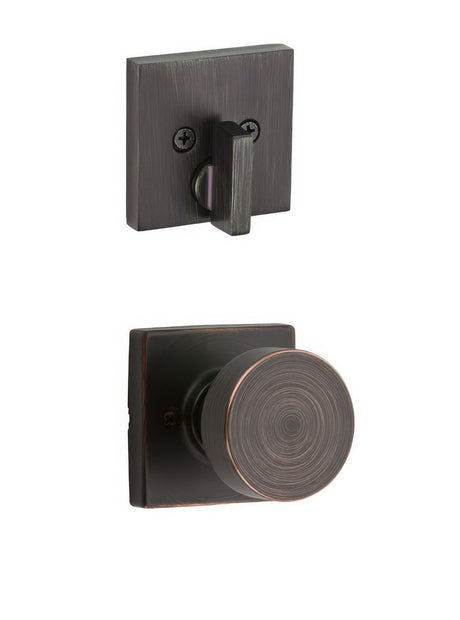 Kwikset 971PSKSQT-11P venetian bronze handleset trim pack