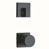 Kwikset 971PSKSQT-514 iron black handleset trim pack