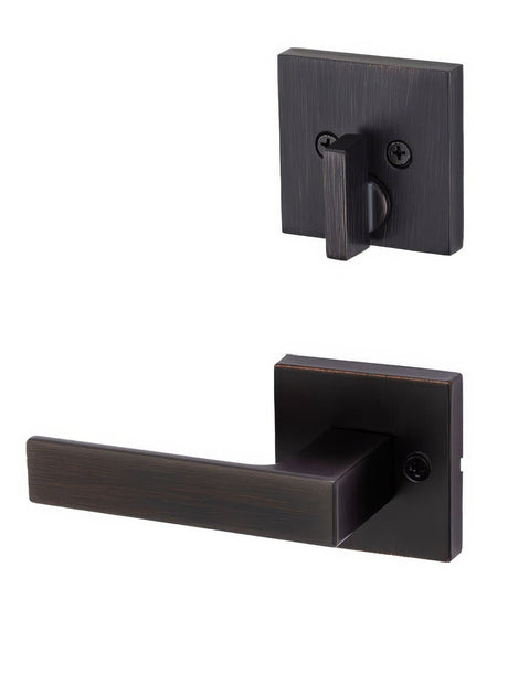 Kwikset 971SALSQT-11P venetian bronze handleset trim pack