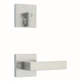 Kwikset 971SALSQT-15 satin nickel handleset trim pack