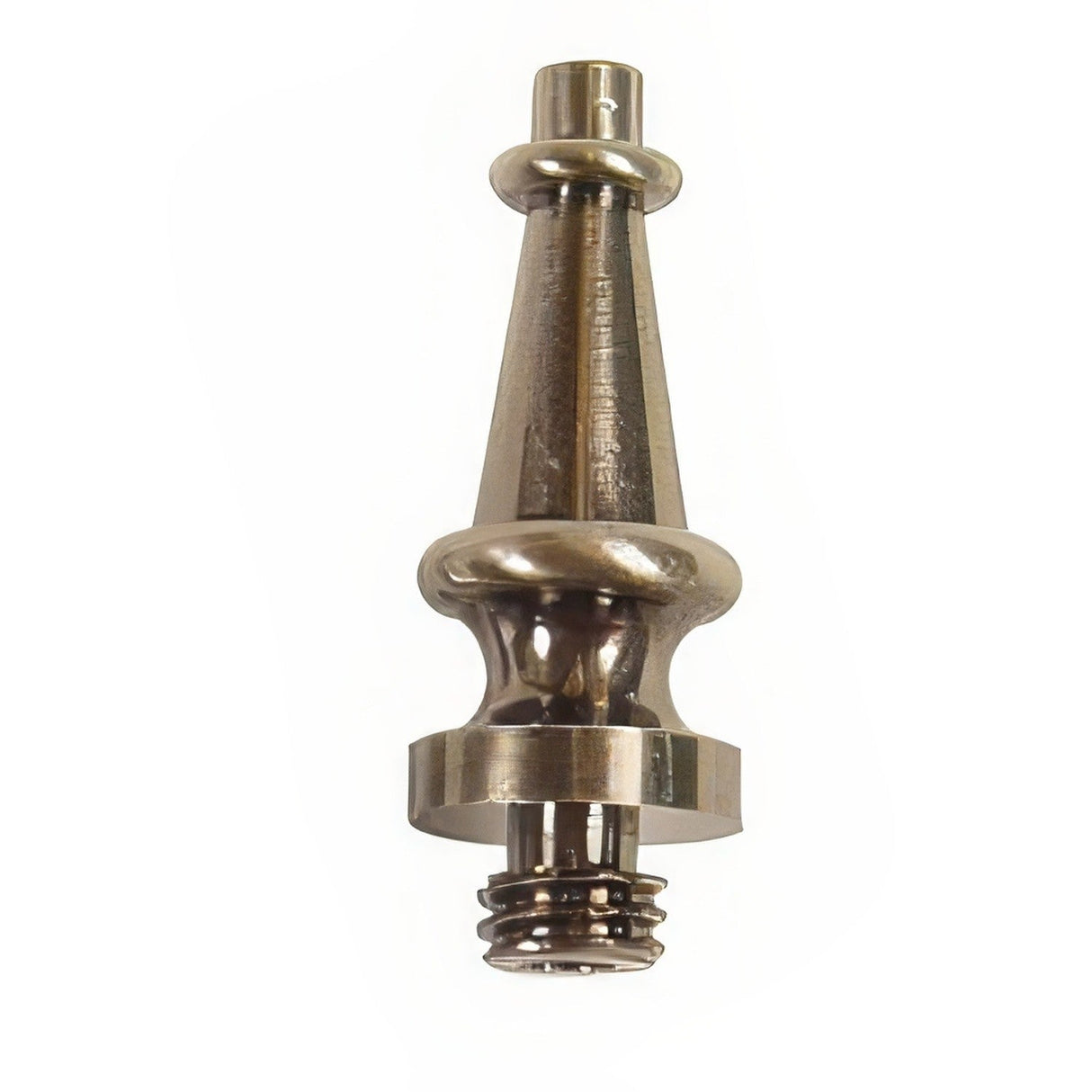 Emtek 97213US10B Brass Modern, Classic Brass, Designer Brass finial in satin stainless, additional view