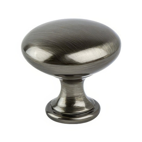 Berenson 9723-1BBN-P Euro Moderno cabinet knob in satin stainless, additional view