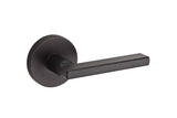 Kwikset Halifax Handleset Trim with Round Rose in Venetian Bronze