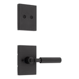 Kwikset Contemporary Handleset Trim in Matte Black
