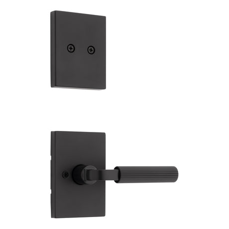 Kwikset Contemporary Handleset Trim in Matte Black