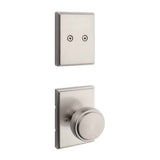 Kwikset Traditional Handleset Trim in Satin Nickel