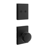Kwikset Traditional Handleset Trim in Matte Black