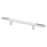 R. Christensen 9745-1000-P polished chrome/white cabinet pull handel