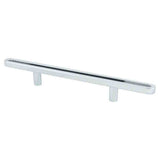 R. Christensen 9746-1000-P polished chrome/black cabinet pull handel