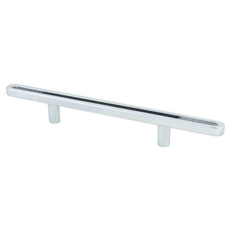R. Christensen 9746-1000-P polished chrome/black cabinet pull handel