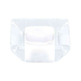 R. Christensen 9749-7000-P white transparent cabinet knob