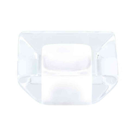 R. Christensen 9749-7000-P white transparent cabinet knob