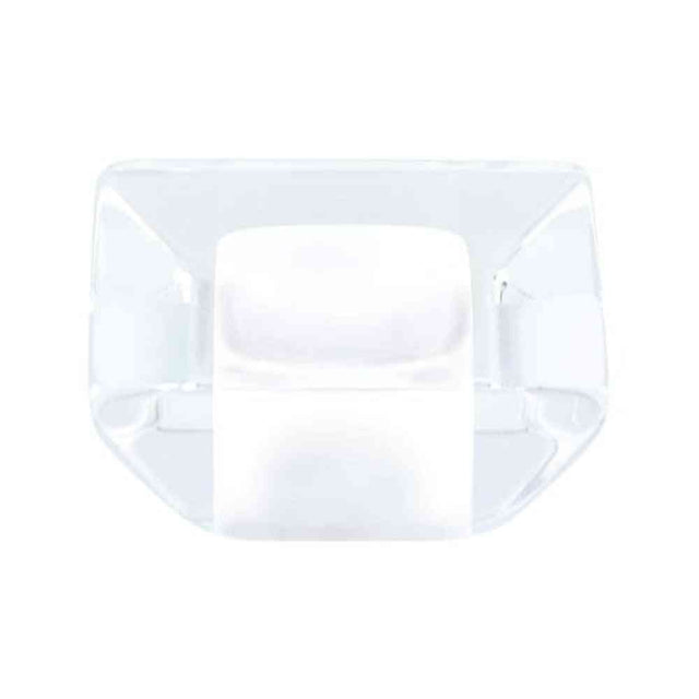 R. Christensen 9749-7000-P white transparent cabinet knob
