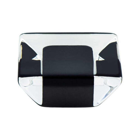 R. Christensen 9750-7000-P black transparent cabinet knob