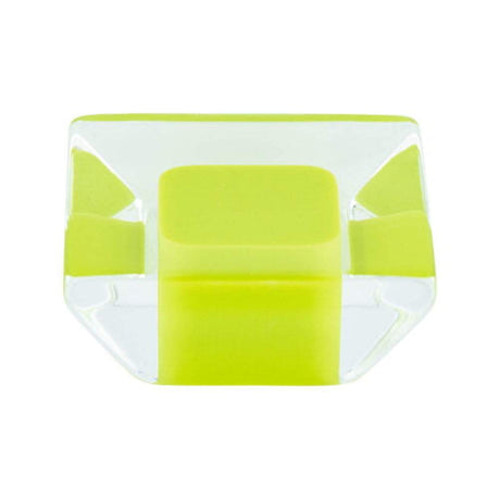 R. Christensen 9751-7000-P lime transparent cabinet knob