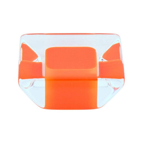 R. Christensen 9752-7000-P orange transparent cabinet knob