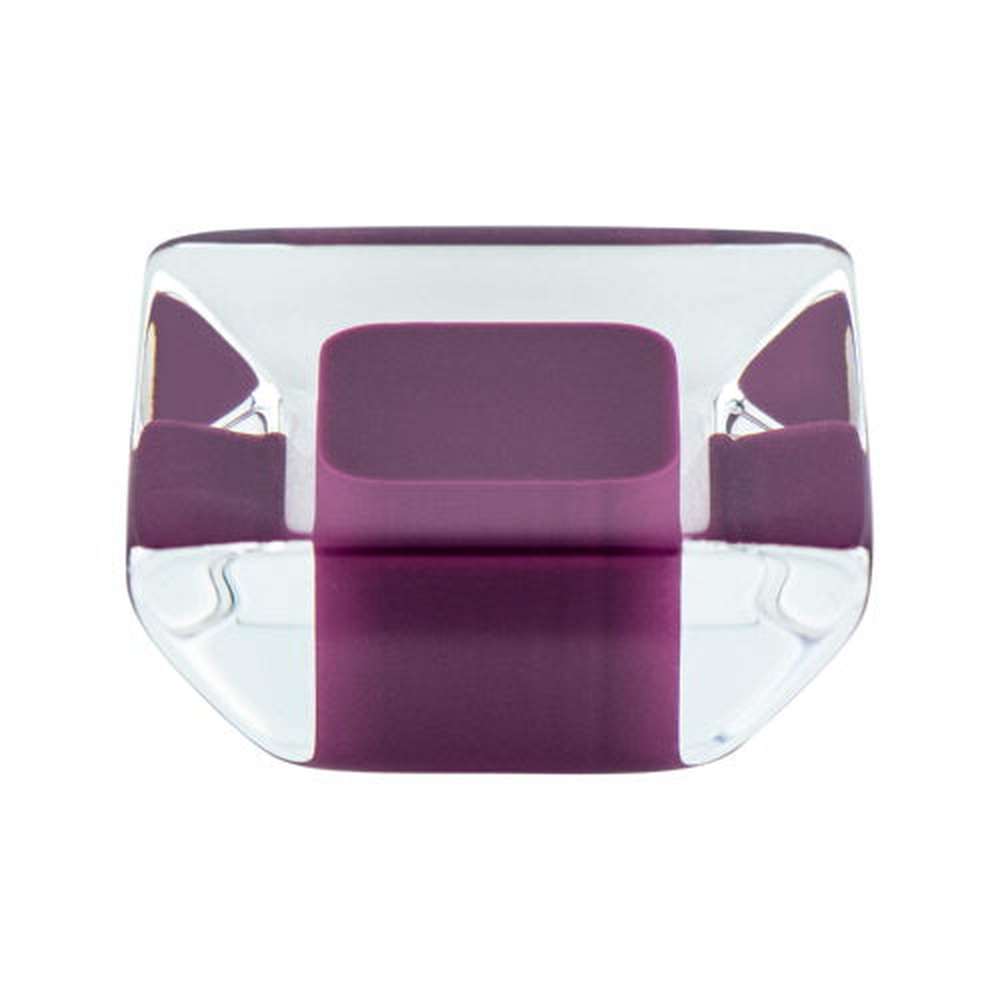R. Christensen 9754-7000-P purple transparent cabinet knob