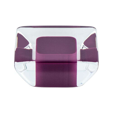 R. Christensen 9754-7000-P purple transparent cabinet knob