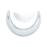 R. Christensen 9770-1000-P polished chrome/white cabinet knob