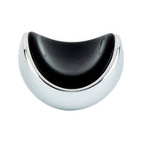 R. Christensen 9771-1000-P polished chrome/black cabinet knob