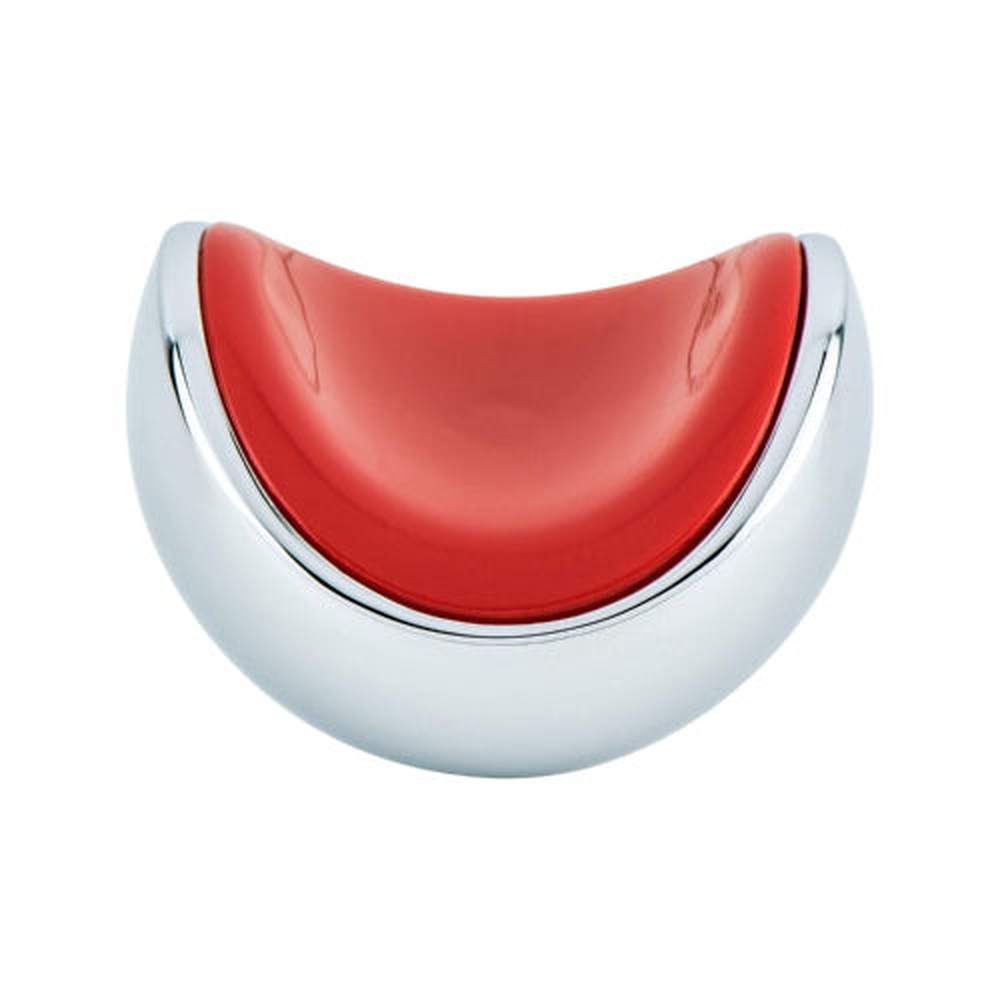 R. Christensen 9774-1000-P polished chrome/red cabinet knob