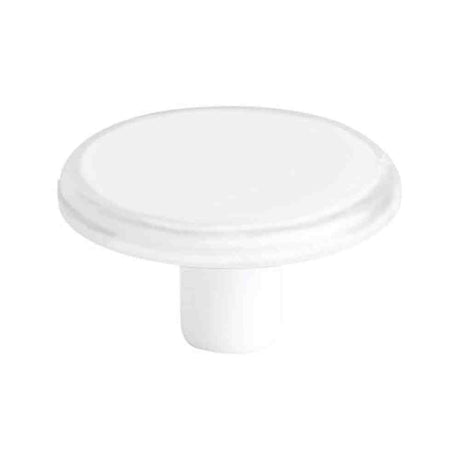 R. Christensen 9781-7000-P white transparent cabinet knob