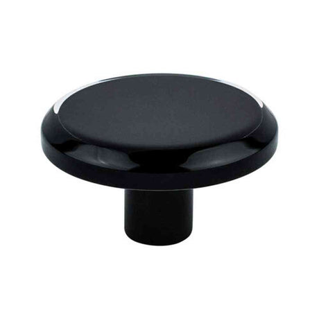 R. Christensen 9782-7000-P black transparent cabinet knob