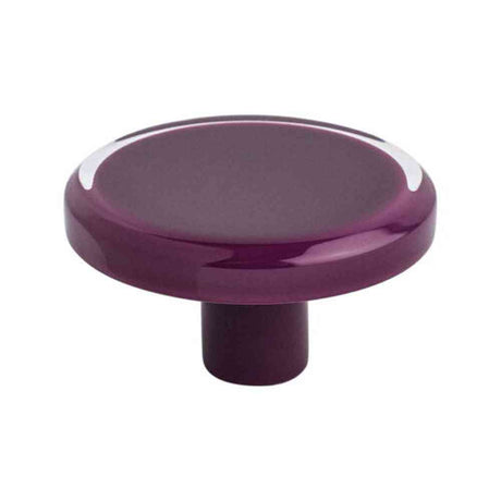 R. Christensen 9784-7000-P violet transparent cabinet knob