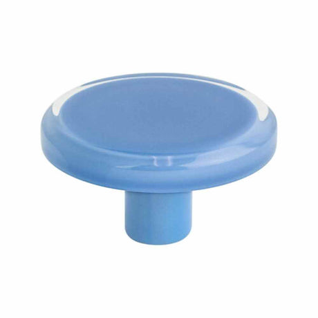 R. Christensen 9787-7000-P blue transparent cabinet knob