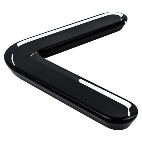 R. Christensen 9789-7000-P black transparent cabinet pull handel