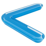 R. Christensen 9792-7000-P blue transparent cabinet pull handel