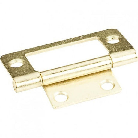 Hardware Resources 9800PB polished brass non mortise hinge