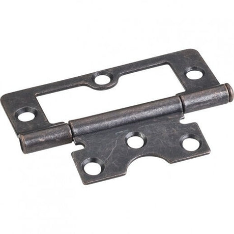 Hardware Resources 9802DACM non-mortise hinge in satin stainless, additional view