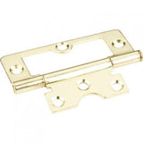 Hardware Resources 9802PB polished brass non mortise hinge
