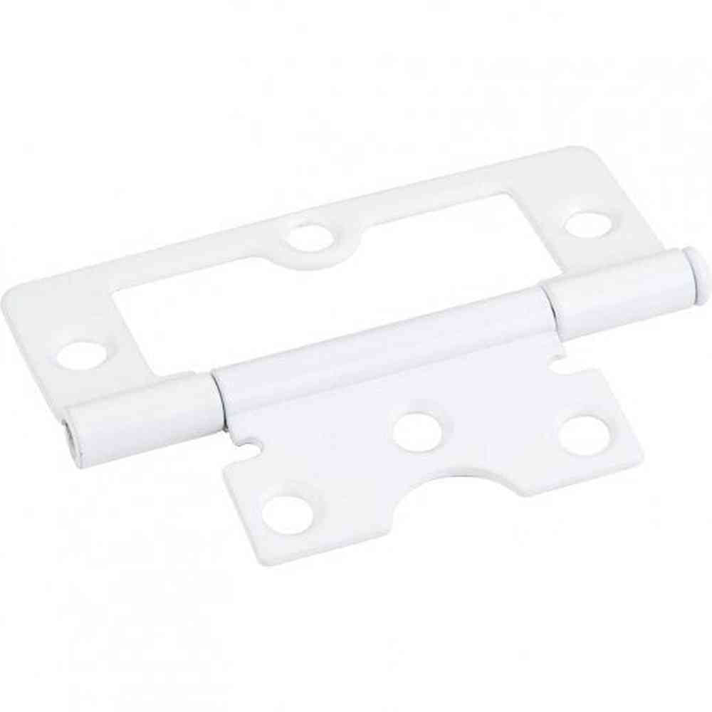 Hardware Resources 9802WH white non mortise hinge