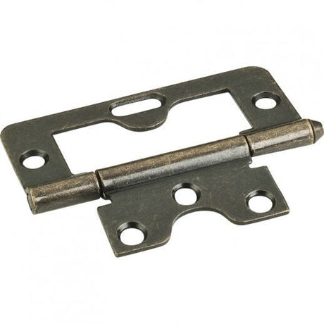 Hardware Resources 9805AB non-mortise hinge in satin stainless, additional view