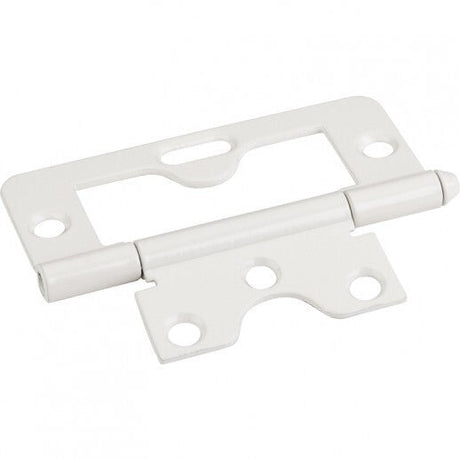 Hardware Resources 9805ALM non-mortise hinge in satin stainless, additional view