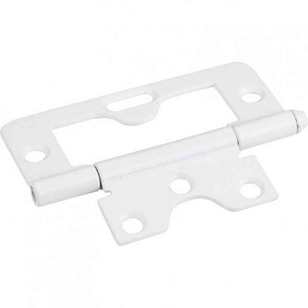 Hardware Resources 9805BWH bright white non mortise hinge