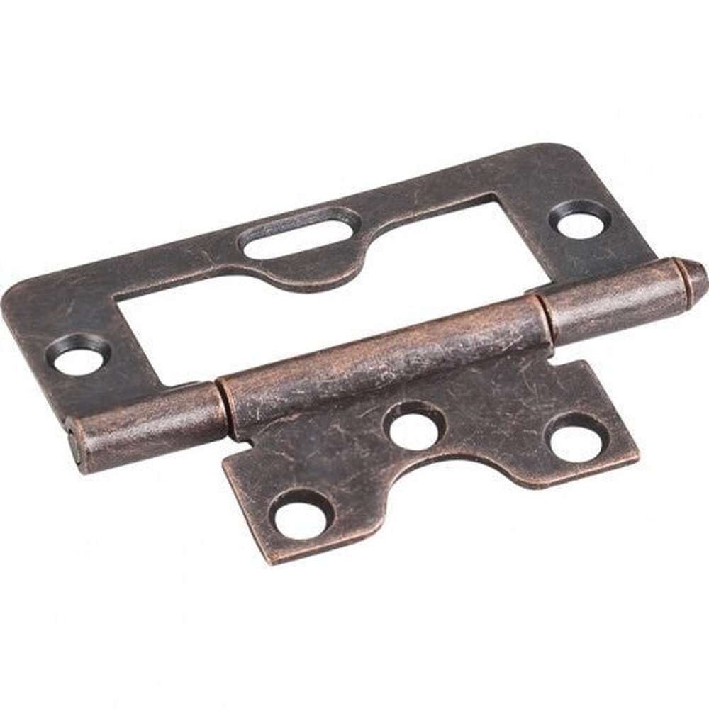 Hardware Resources 9805DACM dark antique copper machined non mortise hinge
