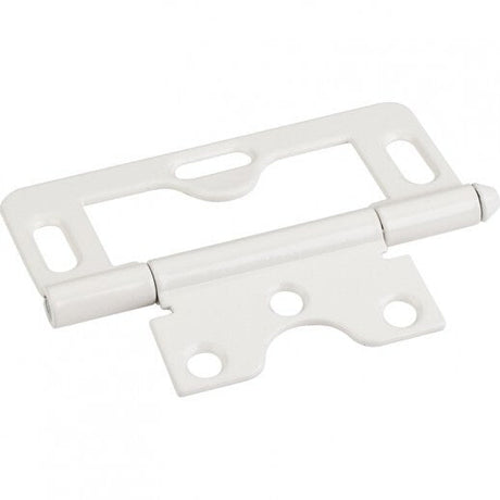 Hardware Resources 9806ALM non mortise hinge in satin stainless, additional view