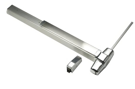 Von Duprin 9827EOF26D3LBR satin chrome rod exit device