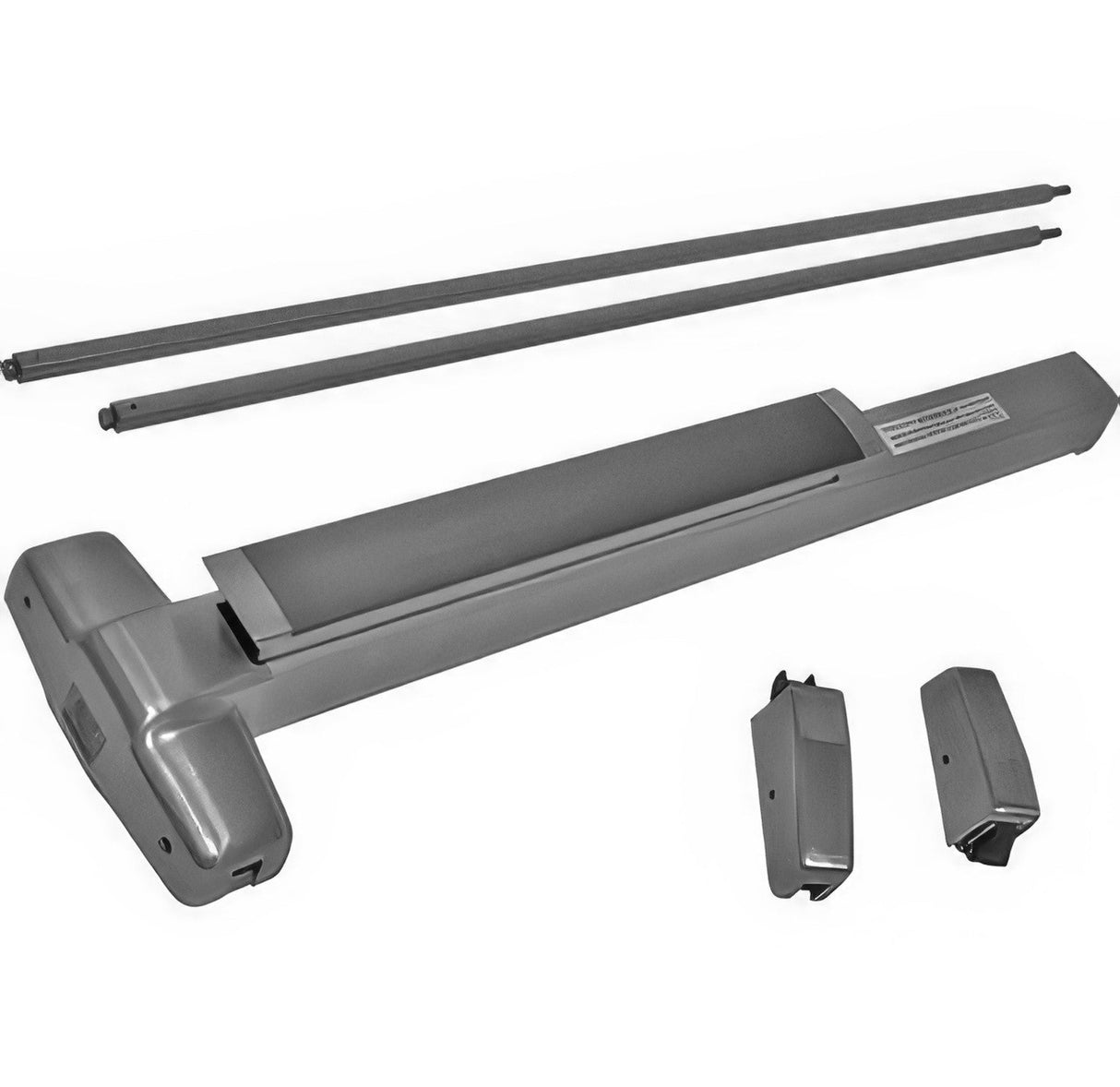 Von Duprin 9827EOF32D4 satin stainless steel rod exit device
