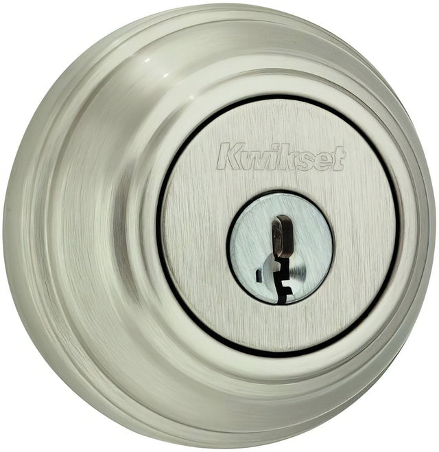 Kwikset 984S-L03V1 lifetime polished brass double cylinder deadbolt