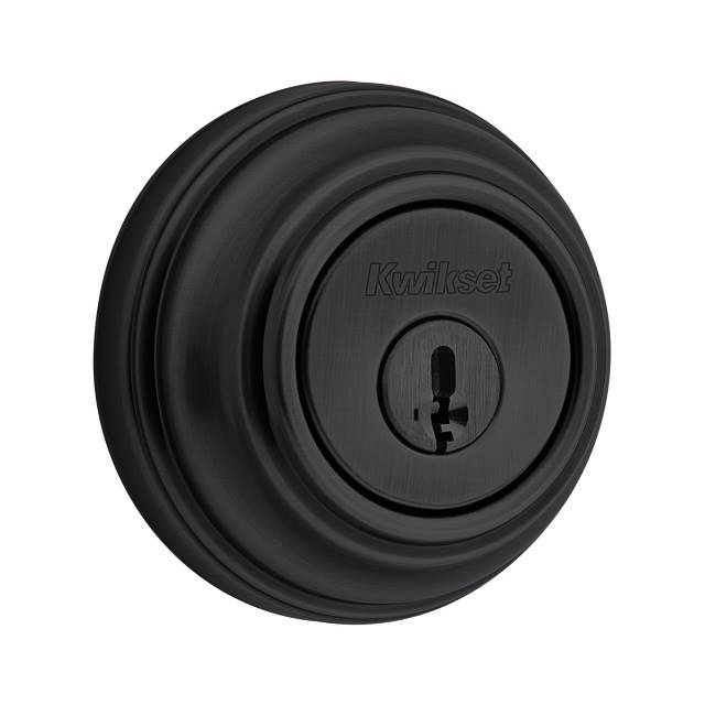Kwikset 985-L03SV1 lifetime polished brass double cylinder deadbolt