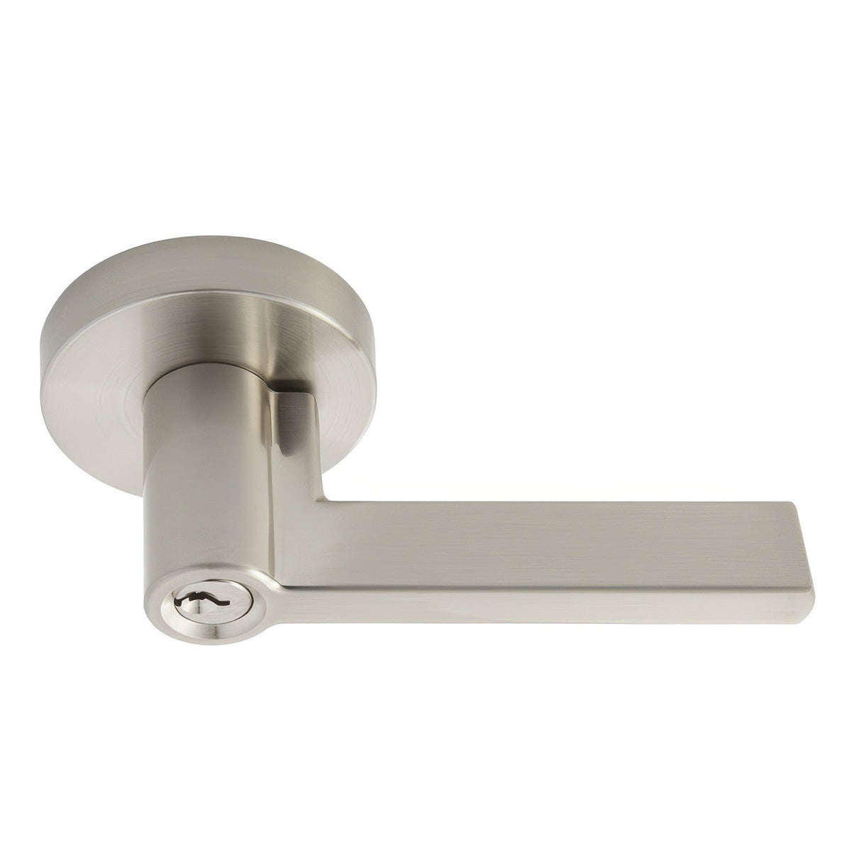 Better Home Products 98515SN Rockaway Beach keyed entry keyed entry door lever, additional view