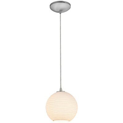 Access Lighting 985ST-WHTLN white lined glass shade