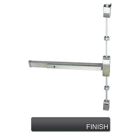 Cal-Royal 9860-V-3684-LHR-10B oil rubbed dark bronze vertical rod exit device