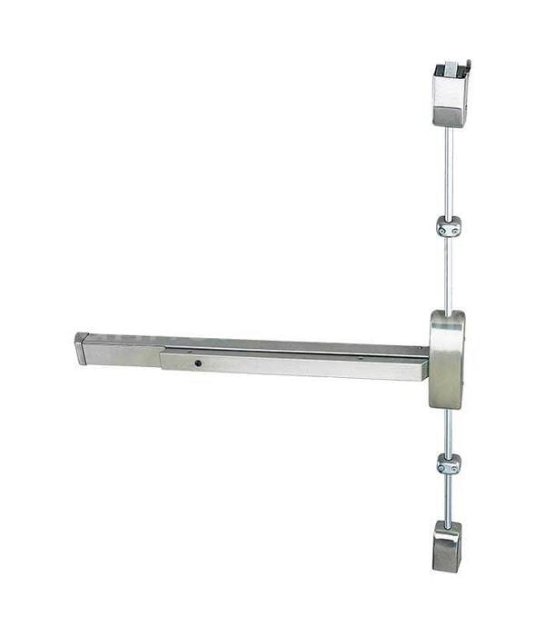 Cal-Royal 9860-V-3684-LHR-32D satin stainless steel vertical rod exit device
