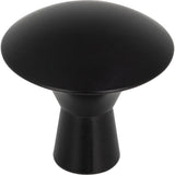 Elements 988MB matte black cabinet knob